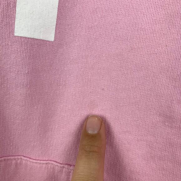 SoulCycle Palm Beach Light Pink Graphic Lounge Pullover Hoodie Medium - Picture 4 of 11